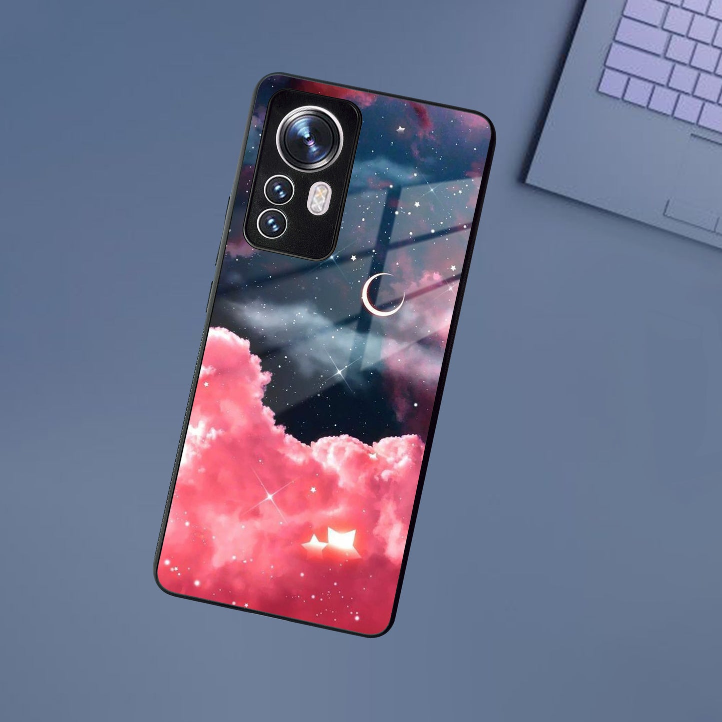Aesthetic Cloud Glass Case Cover For Redmi/Xiaomi