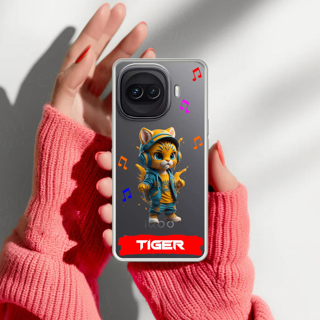 Music Cat Customize Anti Yellow Case For iQOO 15R 5G