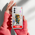 Music Cat Customize Transparent Silicon Case For iQOO 9 SE 5G