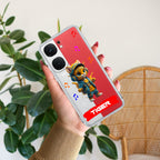 Music Cat Customize Transparent Silicon Case For iQOO Neo 9 Pro 5G