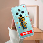 Music Cat Customize Transparent Silicon Case For iQOO Z10 5G
