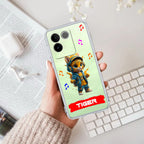 Music Cat Customize Transparent Silicon Case For Vivo T2 Pro 5G