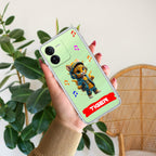 Music Cat Customize Transparent Silicon Case For iQOO Z9 5G