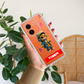 Music Cat Customize Transparent Silicon Case For iQOO Z9s Pro 5G