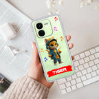 Music Cat Customize Transparent Silicon Case For iQOO Z9x 5G