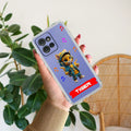Music Cat Customize Transparent Silicon Case For Motorola Edge 50 Neo