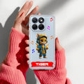 Music Cat Customize Transparent Silicon Case For Motorola