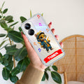 Music Cat Customize Transparent Silicon Case For Realme 10 Pro Plus 5G