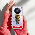 Music Cat Customize Anti Yelllow Case For Realme C65 5G