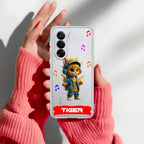 Music Cat Customize Anti Yelllow Case For Realme P4x 5G