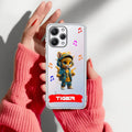 Music Cat Customize Transparent Silicon Case For Redmi 12 4G