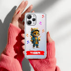 Music Cat Customize Transparent Silicon Case For Mi 11i