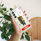 Music Cat Customize Transparent Silicon Case For Vivo T3 5G