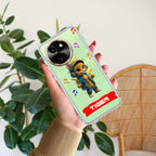Music Cat Customize Transparent Silicon Case For Vivo T3X 5G