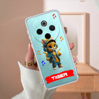 Music Cat Customize Transparent Silicon Case For Vivo T4 5G
