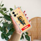 Music Cat Customize Transparent Silicon Case For Vivo V25