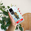 Music Cat Customize Transparent Silicon Case For Vivo V30 5G