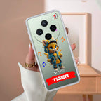 Music Cat Customize Transparent Silicon Case For Vivo X200 5G