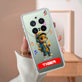Music Cat Customize Transparent Silicon Case For Vivo X200 Pro 5G