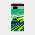 Mustang Super Sports Car Glass Case Cover For Google Pixel 8A 5G