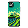 Mustang Super Sports Car Glass Case Cover For iPhone 11 Pro