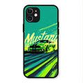 Mustang Super Sports Car Glass Case Cover For iPhone 12