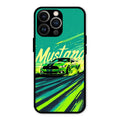 Mustang Super Sports Car Glass Case Cover For iPhone 13 Pro