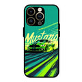 Mustang Super Sports Car Glass Case Cover For iPhone 14 Pro Max