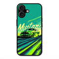 Mustang Super Sports Car Glass Case Cover For iPhone 17