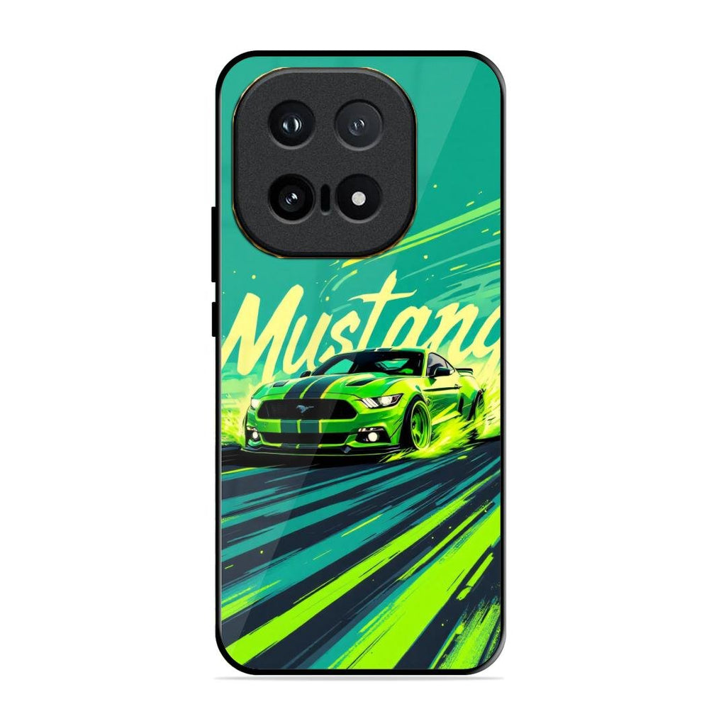 Mustang Super Sports Car Glass Case Cover For iQOO 15 5G