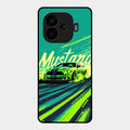 Mustang Super Sports Car Glass Case Cover For Iqoo Neo 10R 5G
