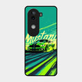 Mustang Super Sports Car Glass Case Cover For Iqoo Z9S 5G