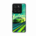 Mustang Super Sports Car Glass Case Cover For Motorola Edge 60 5G