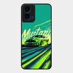 Mustang Super Sports Car Glass Case Cover For Motorola G45 5G