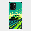 Mustang Super Sports Car Glass Case Cover For Oneplus 13S 5G