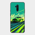 Mustang Super Sports Car Glass Case Cover For Oneplus 7T Pro