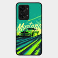 Mustang Super Sports Car Glass Case Cover For Oneplus Nord 2T 5G