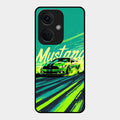 Mustang Super Sports Car Glass Case Cover For Oneplus Nord Ce 3 5G