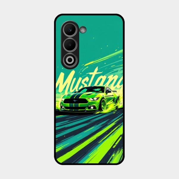 Mustang Super Sports Car Glass Case Cover For Oppo A5 5G