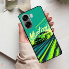 Mustang Super Sports Car Glass Case Cover For Oppo