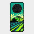 Mustang Super Sports Car Glass Case Cover For Oppo F27 Pro Plus 5G