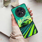 Mustang Super Sports Car Glass Case Cover For Oppo