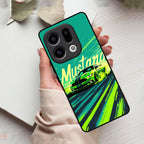 Mustang Super Sports Car Glass Case Cover For Oppo
