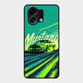 Mustang Super Sports Car Glass Case Cover For Oppo K13 Turbo 5G