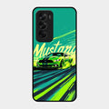 Mustang Super Sports Car Glass Case Cover For Oppo Reno 12 Pro 5G