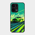 Mustang Super Sports Car Glass Case Cover For Oppo Reno 13 5G