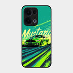 Mustang Super Sports Car Glass Case Cover For Oppo Reno 13 5G