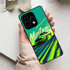 Mustang Super Sports Car Glass Case Cover For Oppo