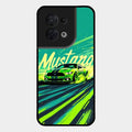 Mustang Super Sports Car Glass Case Cover For Oppo Reno 8 5G