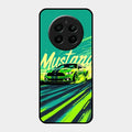 Mustang Super Sports Car Glass Case Cover For Realme 12 Plus 5G